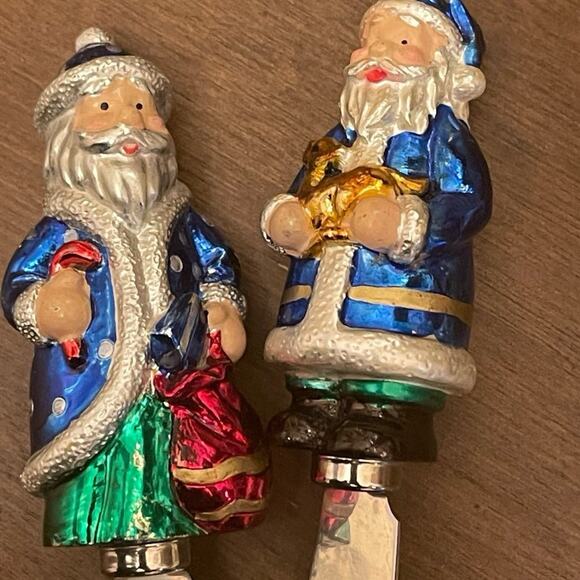 Christmas Santa spreaders knives x 2 - Picture 3 of 8